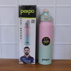 Pexpo Amaze Hot & Cold Insulated Stainless Steel Water Bottle - 1000 ML