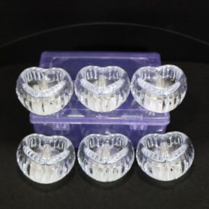 LED Crystal Tealight Decorative Flameless Candles (6 Pc)