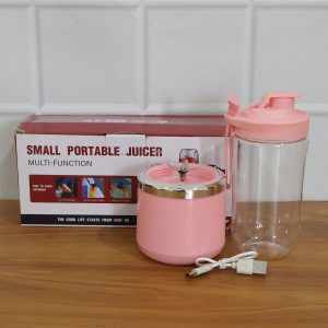 Portable USB Rechargeable Electric Mini Juicer Blender (1 Set, 400ML Capacity)