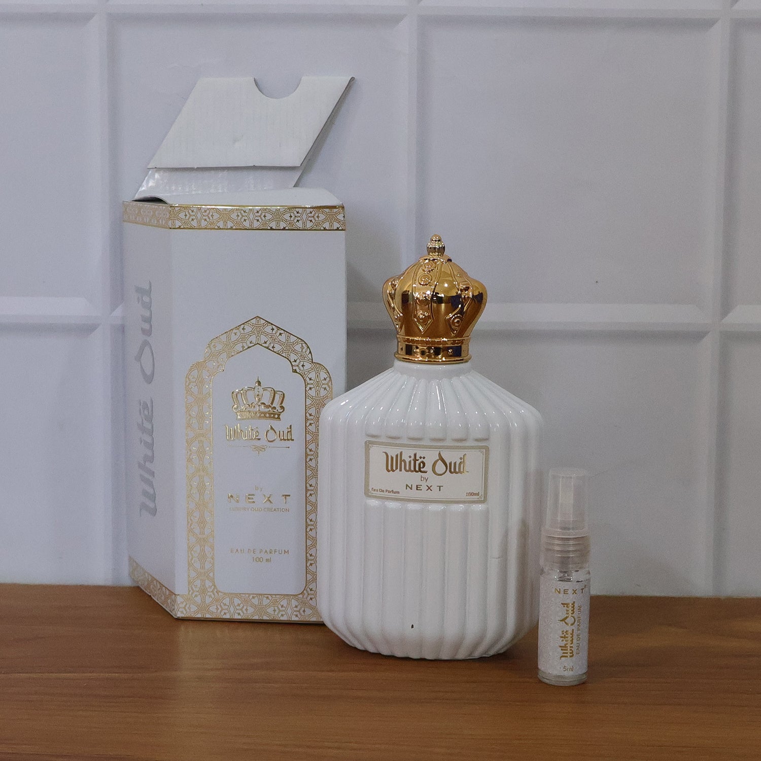 Next White Oud Premium Long Lasting Perfume Spray 100 ML - Image 7