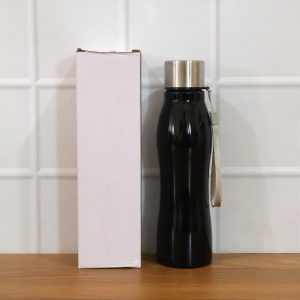 Customize Stainless Steel Water Bottle with Carry Strap 600 ML