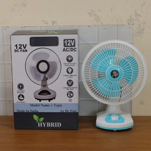 12V DC Table Fan with Adjustable Speed Control and High Speed Airflow
