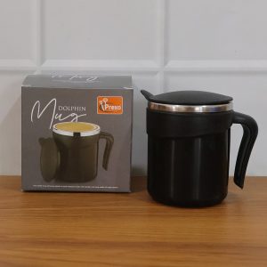Prexo Modern Insulated Dolphin Mug With Lid (1 Pc, 200 ML Approx)