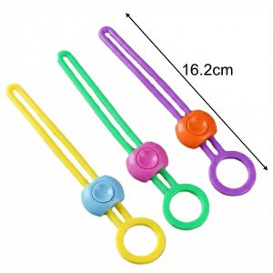 Reusable Silicone Food Bag Sealing Clips with Lock for Kitchen Storage ( 3 Pc)