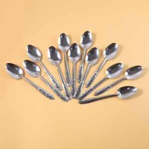 Premium Stainless Steel Table Spoons Set (12 Pc Set)