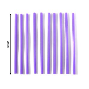 Reusable Plastic Drinking Straws Pack of 10