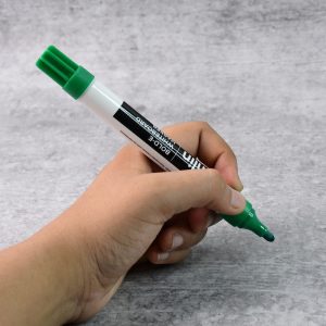 Camlin Bold-E Whiteboard Marker – Green Color Bold Writing Refillable (Pack of 10)