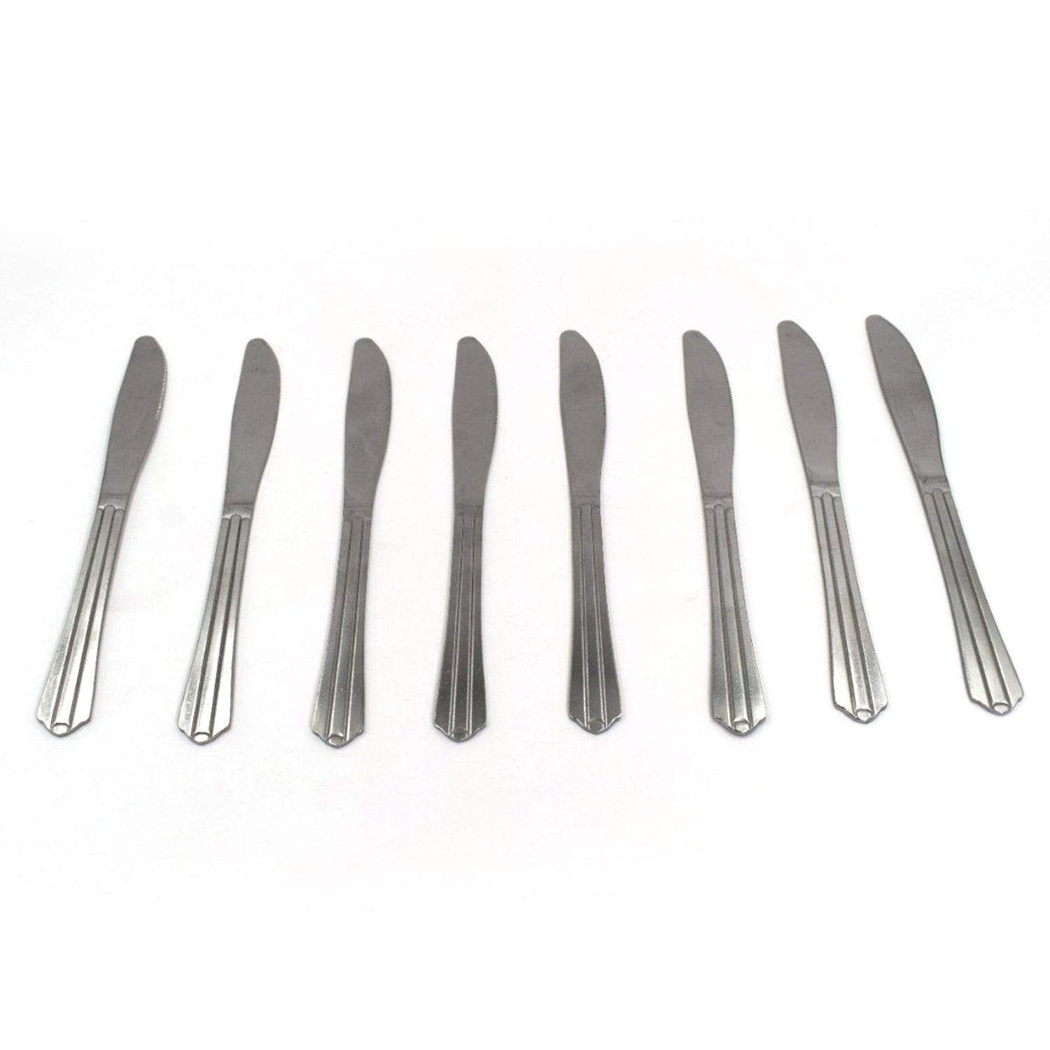 8 Pieces Dinner Knife Cutlery Set Used for Salad sandwich and Portable