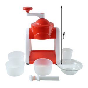 Manual Ice Snow Maker Machine (1 Set Red Color)