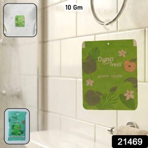 Green Apple Hanging Air Freshener Gel (1 Pc, 10 Gm)