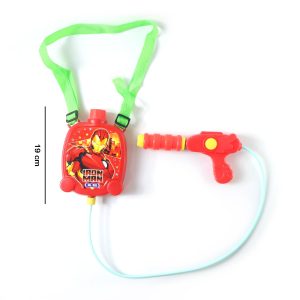 Kids Backpack Style Water Gun with Tank and Pipe Set, Pichkari (1 Set)