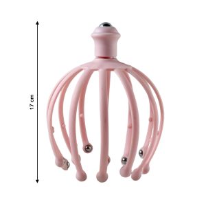 Manual Head Scalp Massager with Rolling Ball Tips (1 Pc)