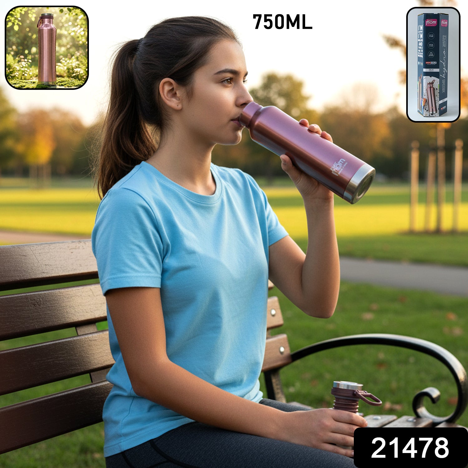 Supermom Hydro Water Bottle 750 ML Approx - Image 2