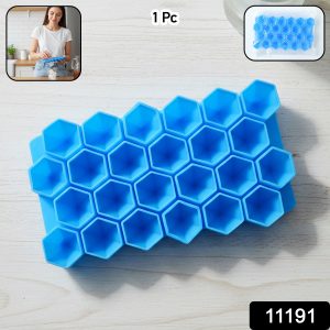 Premium Flexible Silicone Diamond Ice Cube Tray (1 Pc)