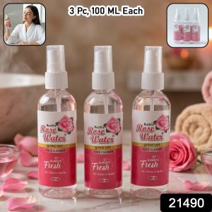 Rose Water Face Spray Set (3 Pc Set, 100 ML Each)