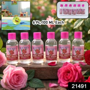 Premium Rose Water Face Cleanser (6 Pc, 100 ML Each)