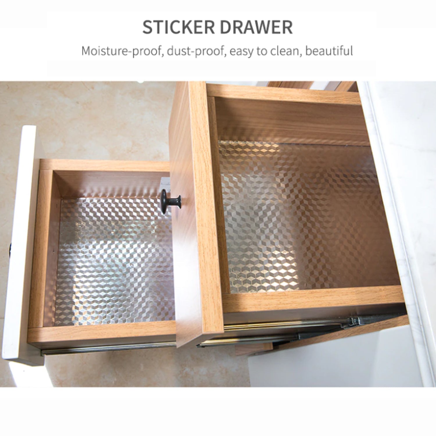 2 Meter Aluminium Foil Sticker used in all kitchen purposes