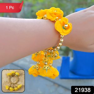 Traditional Pooja Wrist Ornament Haldi Kada Bracelet (1 Pc)
