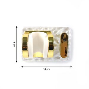 Wall Mounted Broom & Mop Holder with Strong Grip Clips