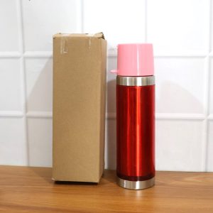 Customize Insulated Travel Mug Bottle with Handle Lid (500 ML)