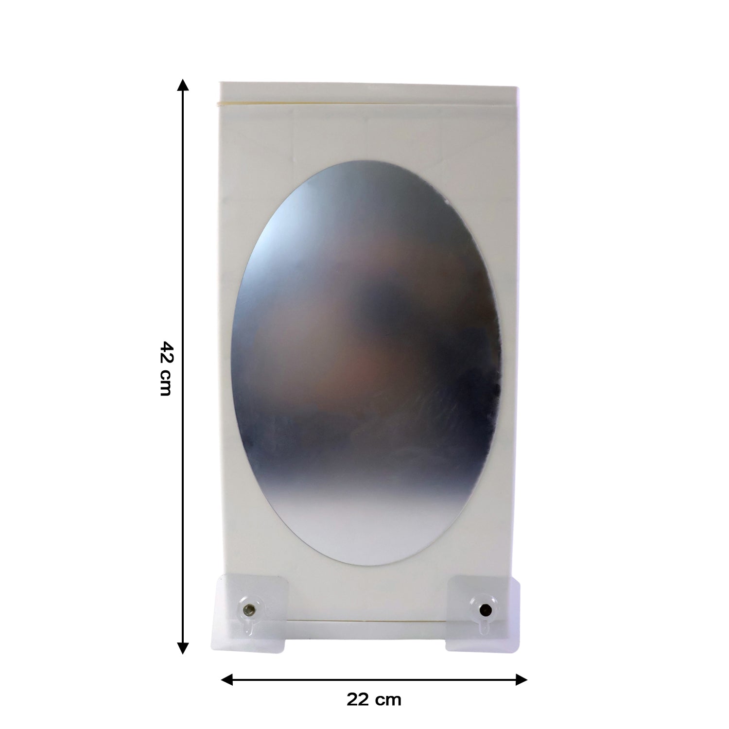 Wall Mounted Rotating Bathroom Mirror Cabinet (1 Pc, 22x42 Cm) - Image 6
