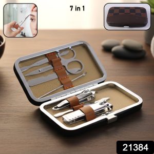 7 in 1 Premium Manicure Pedicure Grooming Kit (1 Set)