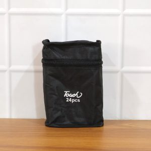 24 Pc Dual Tip Sketch Marker Pen Set With Storage Pouch