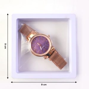 Elegant Women’s Analog Wrist Watch with Display Box