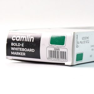 Camlin Bold-E Whiteboard Marker – Green Color Bold Writing Refillable (Pack of 10)