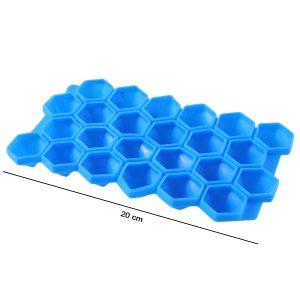 Premium Flexible Silicone Diamond Ice Cube Tray (1 Pc)