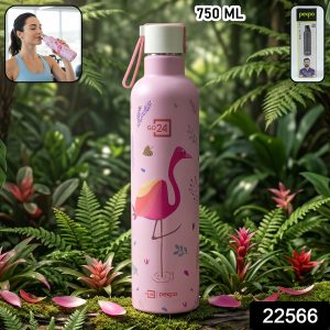 Pexpo Oslo Art Printed Insulated Stainless Steel Water Bottle - 750 ML