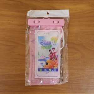 Pink Waterproof Phone Pouch Bag, Mobile cover (1 Pc)