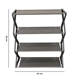 4 Layer Foldable Shoe Rack Organizer (1 Pc)