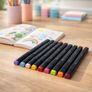 Acrylic Dual Tip Marker Watercolor Pen Set 12 Pc