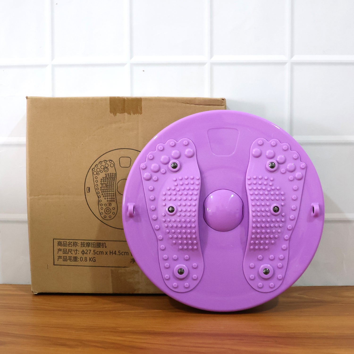 Waist Twisting Disc Portable Magnetic Body Twister Board with Acupressure Massage - Image 9