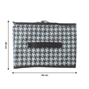 Foldable Fabric Storage Basket Organizer Box (1 Pc, 40x28Cm)