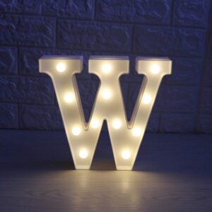 W Shaped LED Decorative Night Light (1 Pc)
