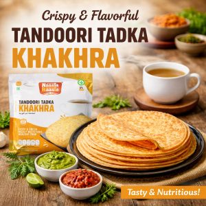 Naasta Baasta Tandoori Tadka Khakhra - Crispy Ready to Eat Snack (200 Gm)