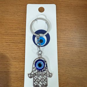 Hamsa Evil Eye Keychain for Car Keys, Bags & Protection Gifting