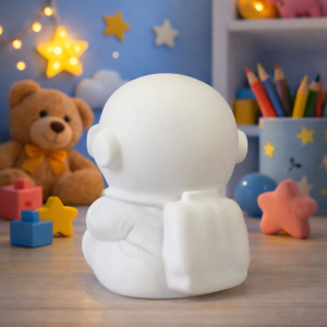 Golden Astronaut LED Night Lamp Moon Light Kids Room Bedroom Table Decor