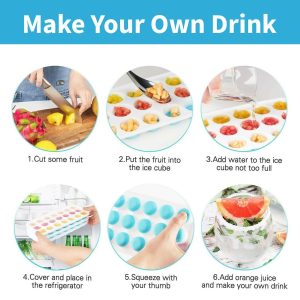 Pop it Ice tray with lid Pack of 2