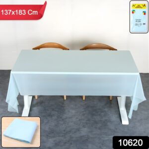 Waterproof Disposable Plastic Table Cover 137 × 183 cm