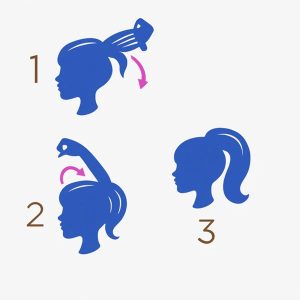 Volumizing Hair Bun Comb Clip (1 Pc)