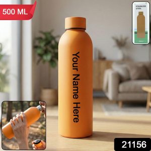 Customize Stainless Steel Double Wall Vacuum-Insulated Drink Water (Orange / 500 ML )