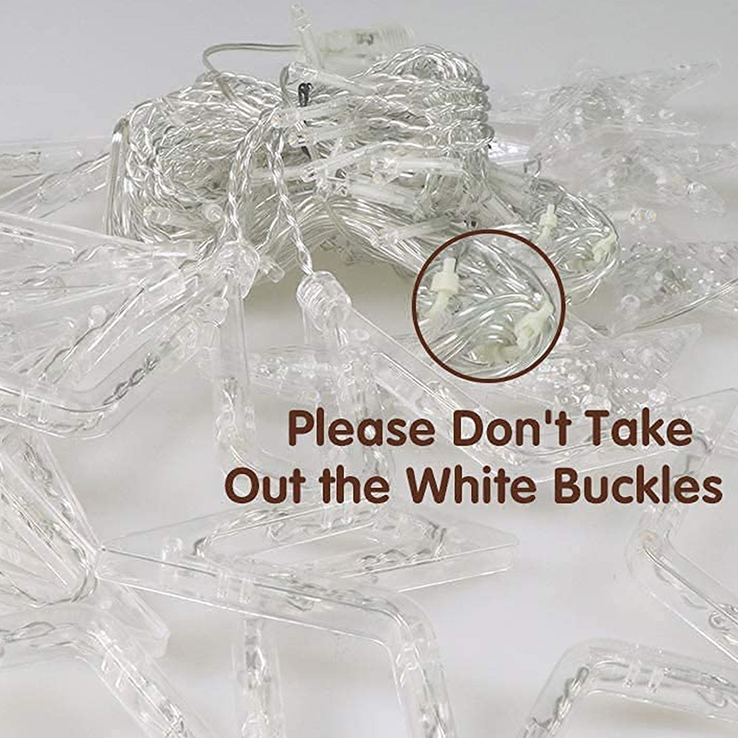 12 Stars Curtain String Lights – 8 Flashing Modes for Festival Decoration