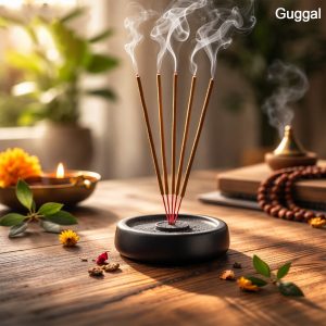 Guggal Dry Masala Stick Agarbatti Natural Incense Sticks for Pooja