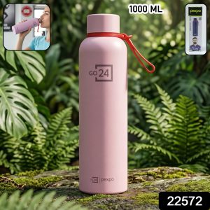 Pexpo Bravo Vacuum Insulated Hot & Cold Stainless Steel Water Bottle 1000 ML
