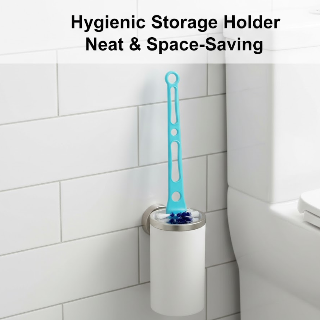 2 In 1 Double Hockey Stick Shape Toilet Brush