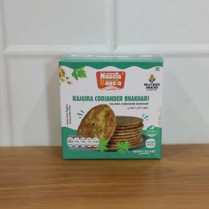 Naasta Baasta Rajgira Coriander Bhakhari - Crispy Millet Based Ready to Eat Snack (200 Gm)