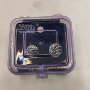 Silver-Plated AD Stud Earrings | for women and girls